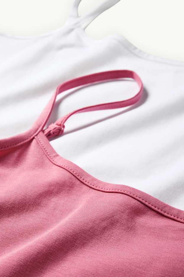 Dámské - Multipack 2 ks - top - bílá/růžová