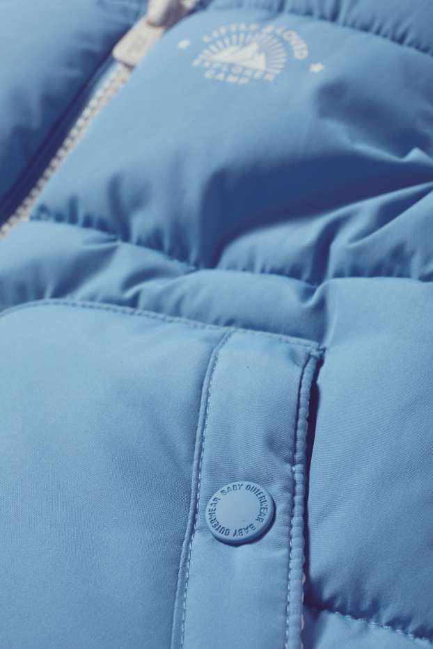 Baby: jongens - Babybodywarmer - waterafstotend - blauw