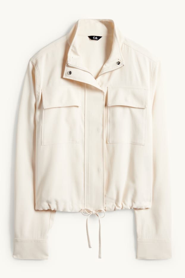 Damen - Jacke - hellbeige