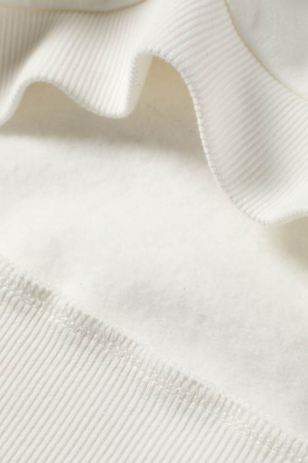 Děti - dívky - Kuromi - mikina s kapucí - s třpytivými efekty - bílá