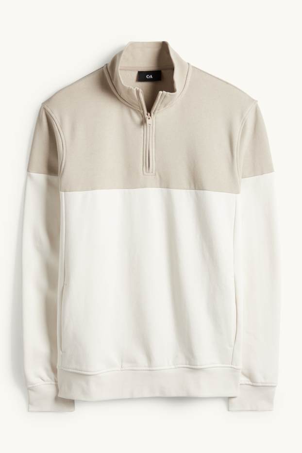 Herren - Sweatshirt - hellbeige