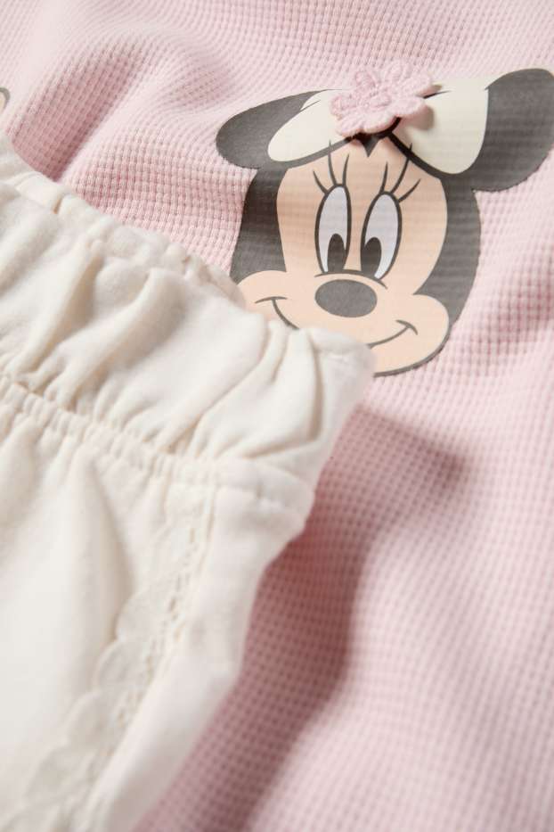 Bébés filles - Minnie Mouse - ensemble bébé crocheté - 2 pièces - rose