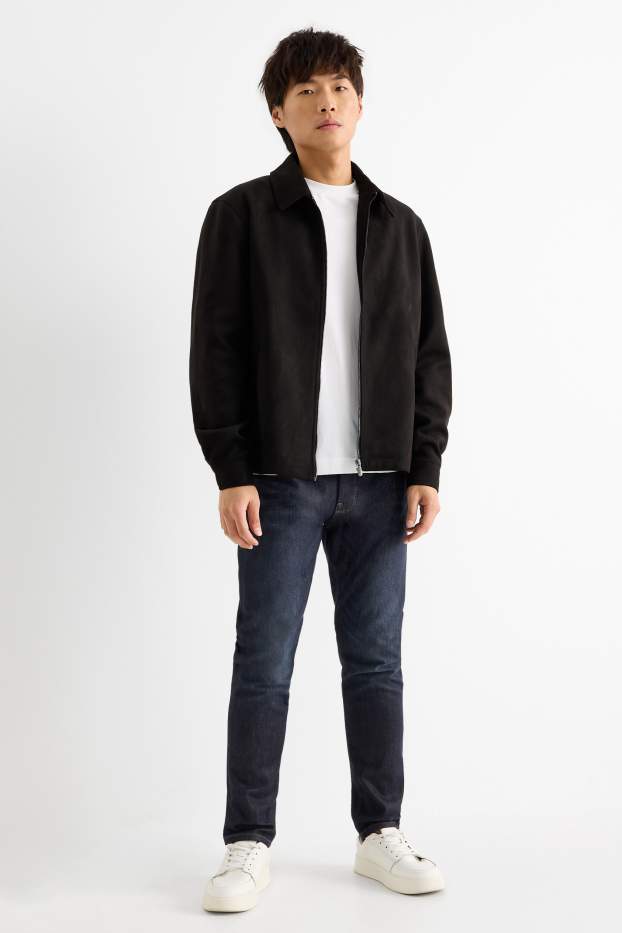 Home - Slim Tapered Jeans - texà blau fosc