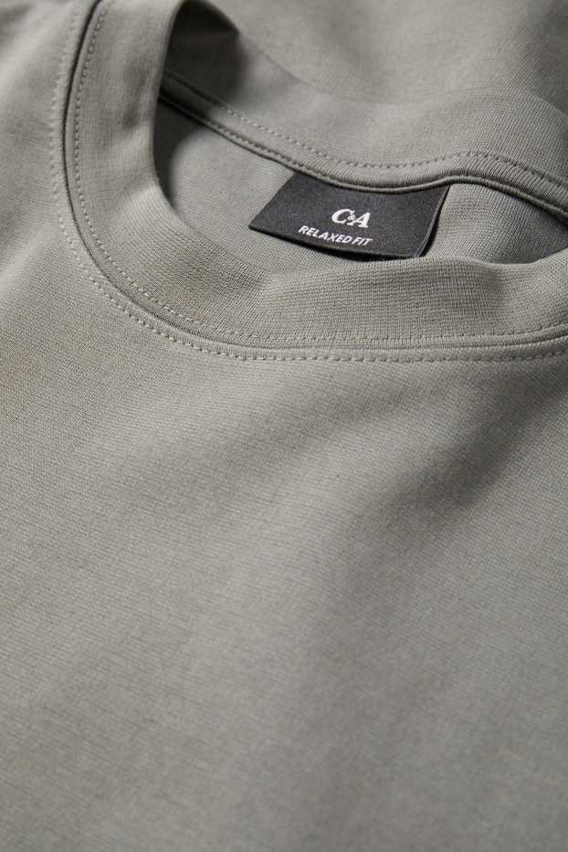 Home - Samarreta de màniga curta - relaxed fit - caqui