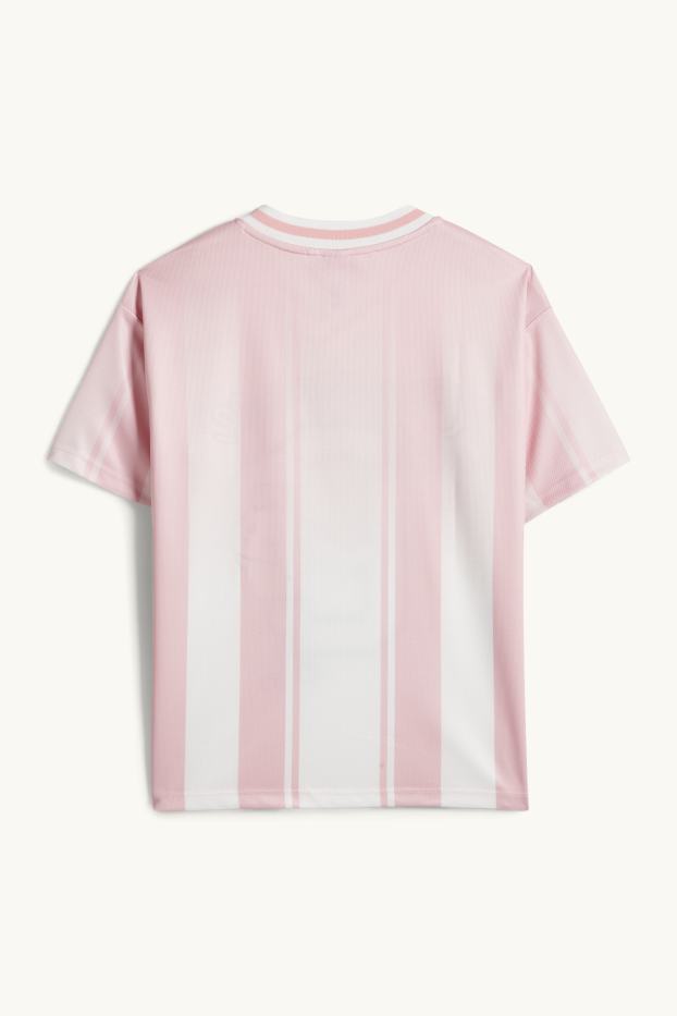 Nena - Cinnamoroll - samarreta de màniga curta - de ratlles - rosa