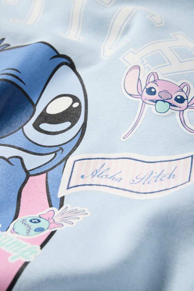 Kinder Mädchen - Lilo & Stitch - Hoodie - hellblau