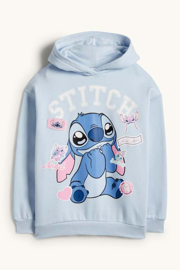 Kinder Mädchen - Lilo & Stitch - Hoodie - hellblau