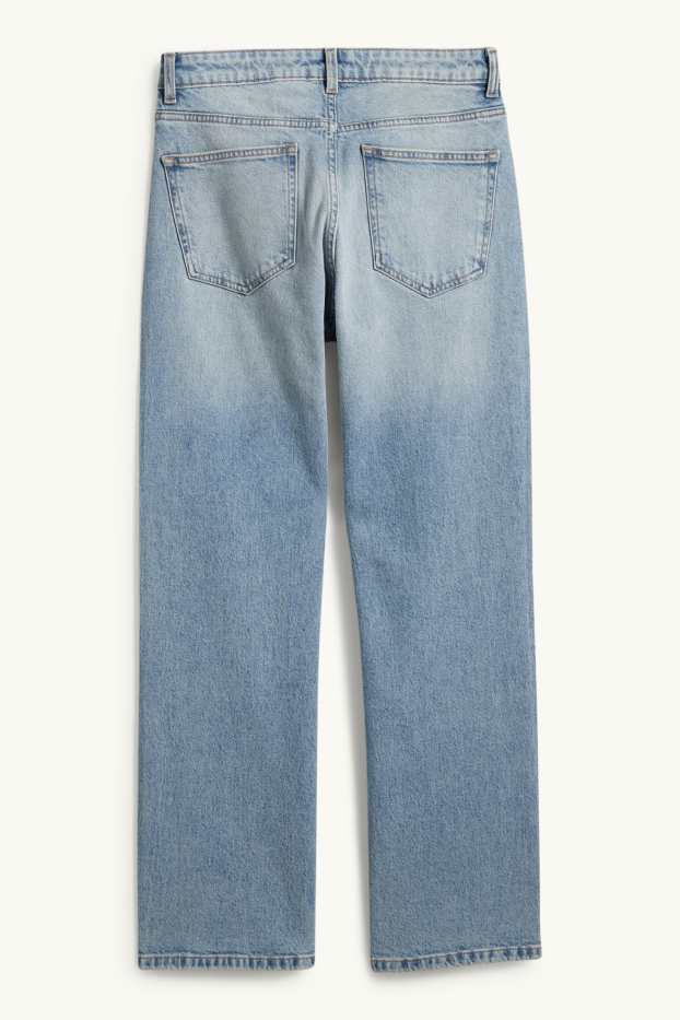 Femmes - Baggy jean - mid waist - jean bleu clair
