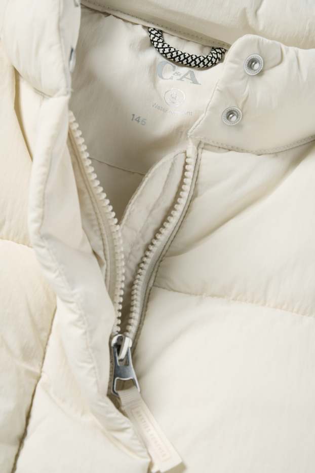 Enfants filles - Gilet sans manches - finition déperlante - blanc crème