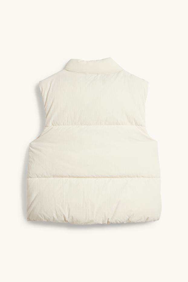 Enfants filles - Gilet sans manches - finition déperlante - blanc crème