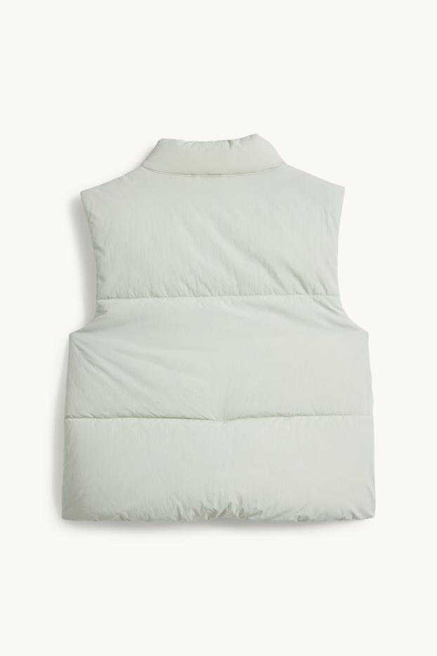 Enfants filles - Gilet sans manches - finition déperlante - vert menthe