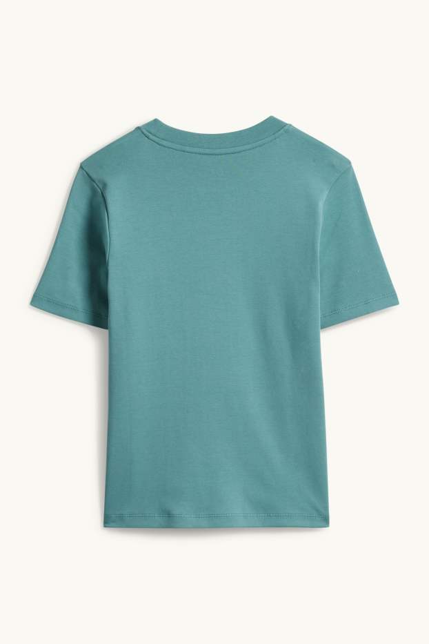 Femmes - T-shirt - slim fit - turquoise