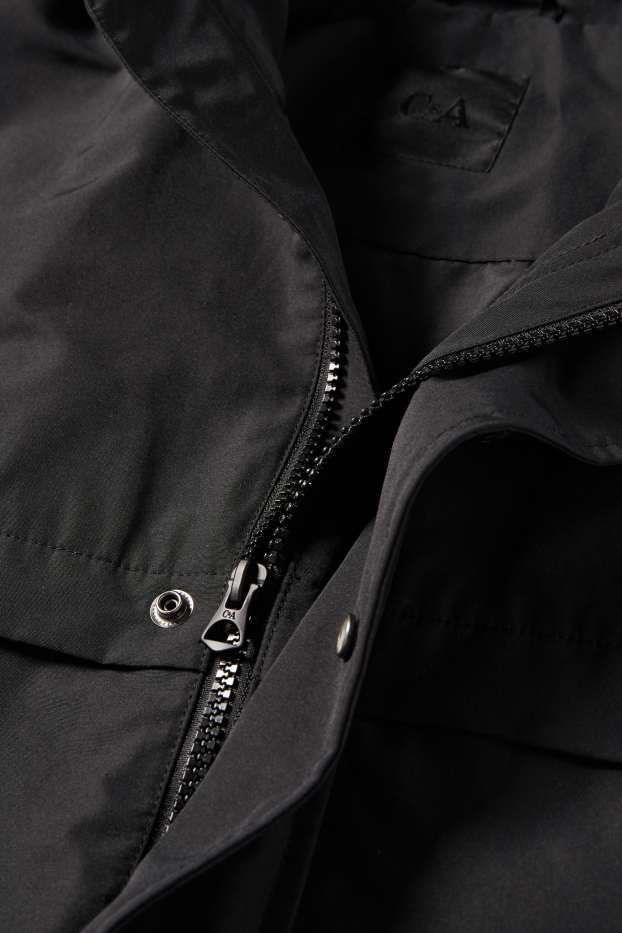 Herren - Blouson - gefüttert - schwarz