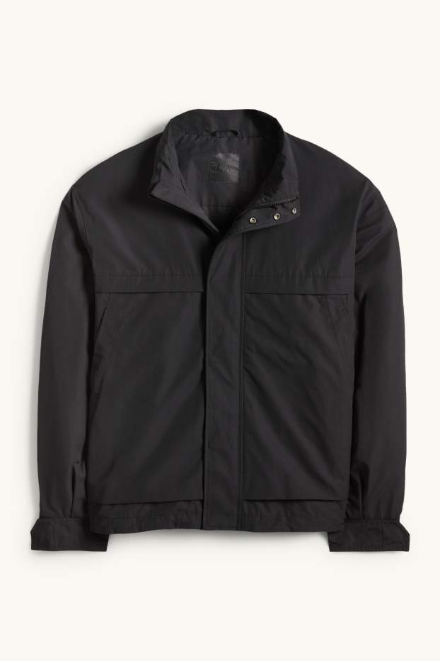 Herren - Blouson - gefüttert - schwarz