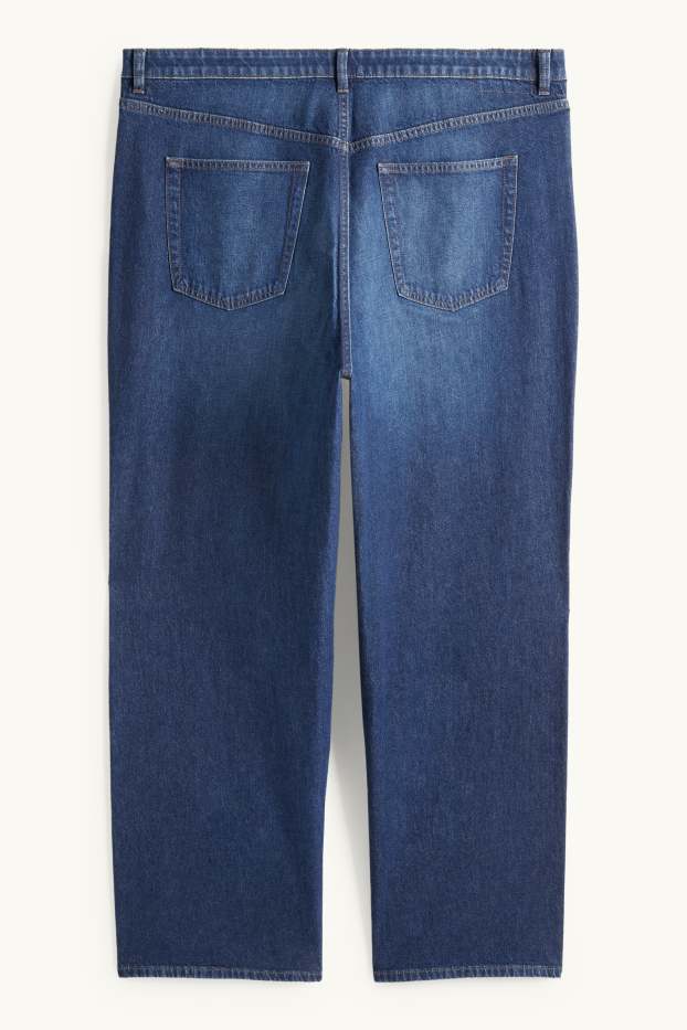 Femmes - Wide leg jean - high waist - jean bleu