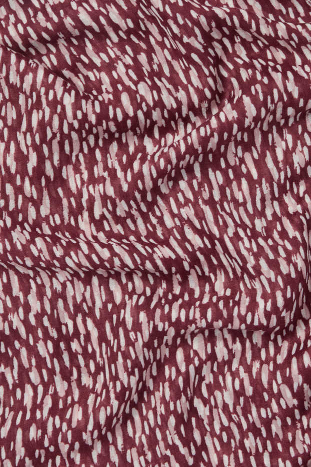 Dámské - Šála - se vzorem - béžová/bordeaux