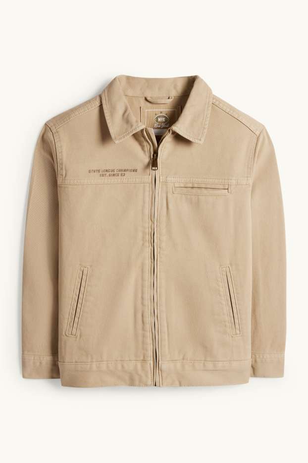 Children Boys - Jacket - light brown