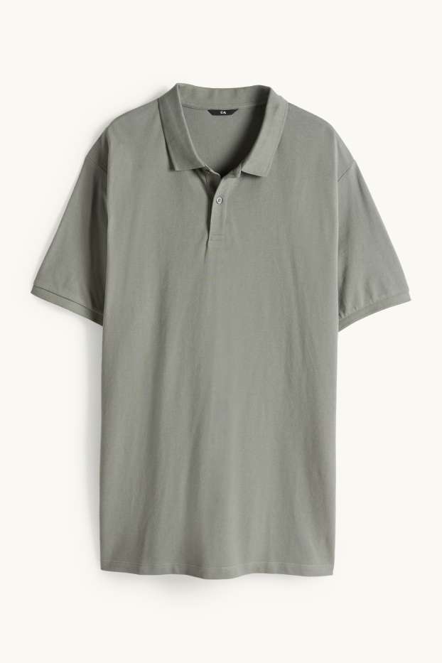 Men - Polo shirt - dark green