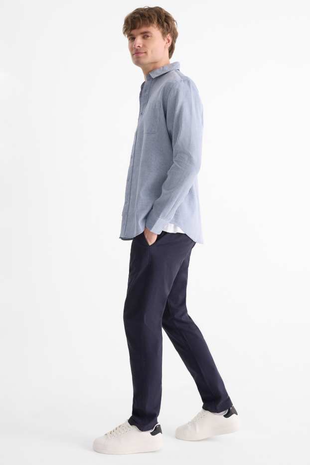 Herren - Chino - Slim Fit - dunkelblau