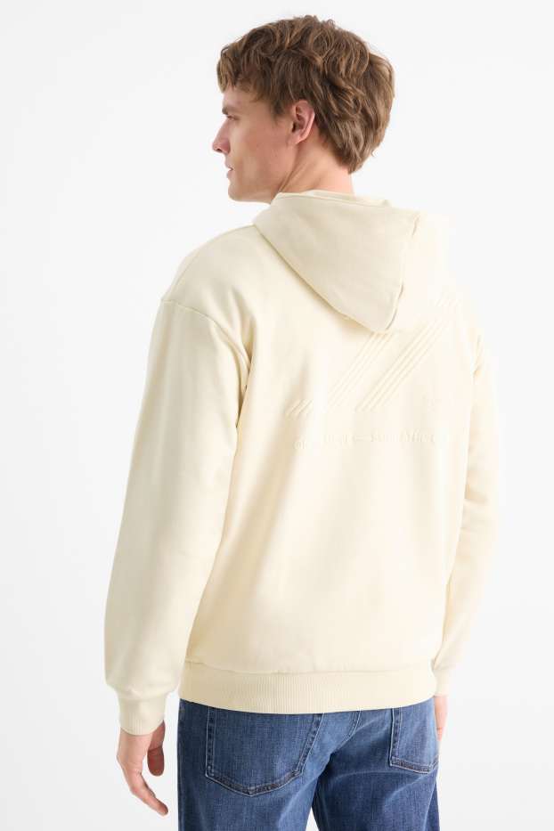 Heren - Hoodie - licht beige