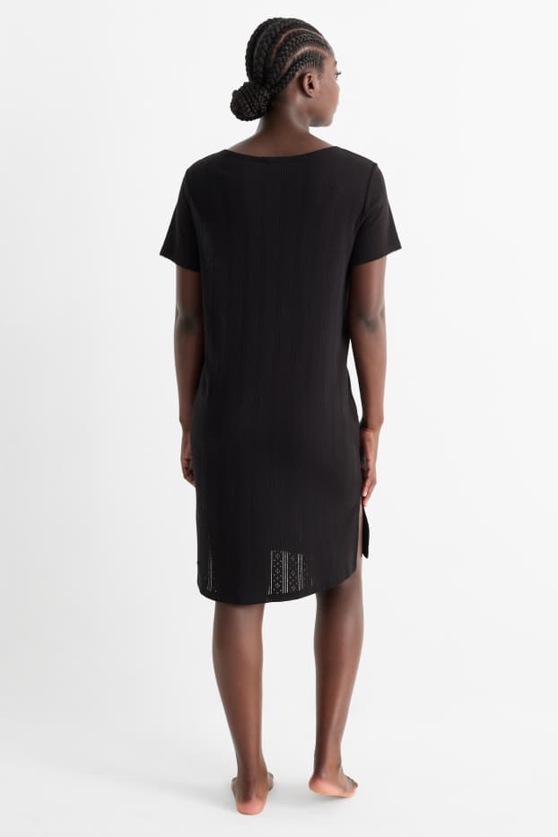 Femei - Cămașă de noapte pentru alăptare - negru