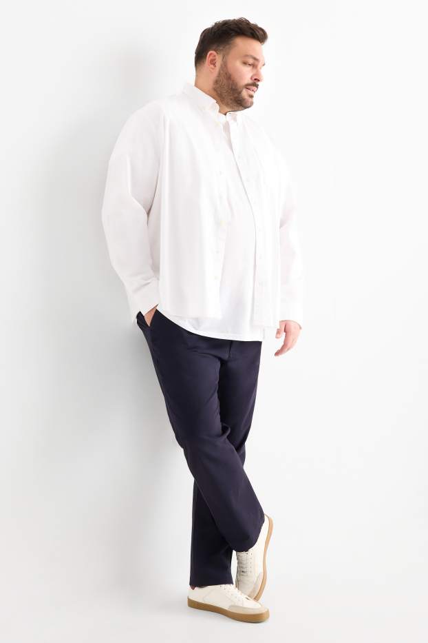 Hommes - Chino - regular fit - bleu foncé