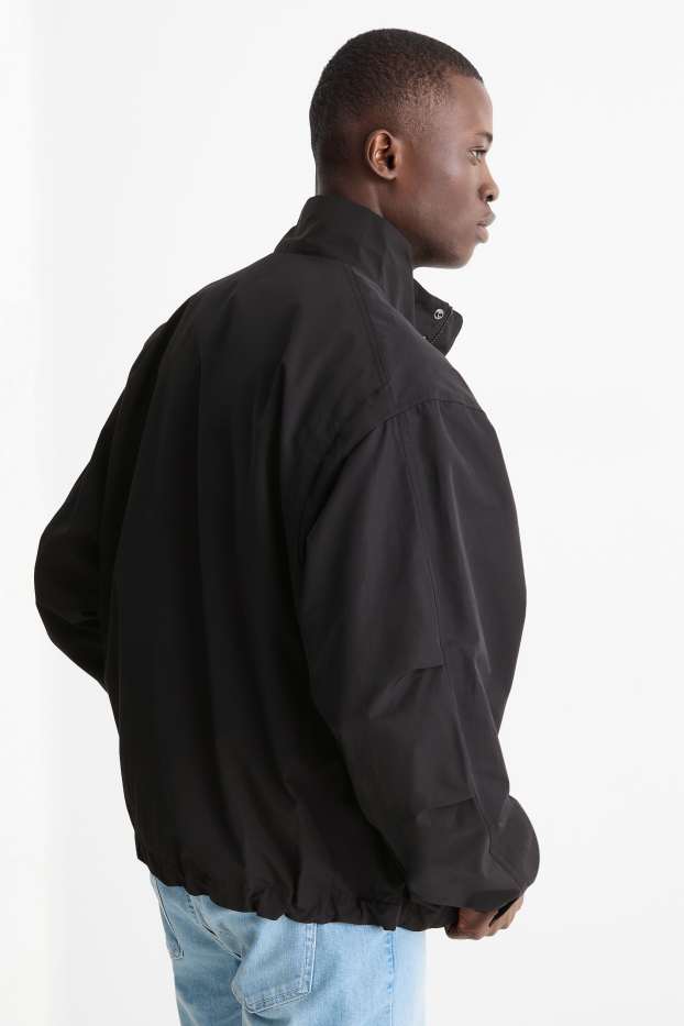 Herren - Blouson - gefüttert - schwarz