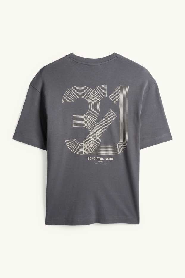 Herren - Funktions-Shirt - Relaxed Fit - dunkelgrau