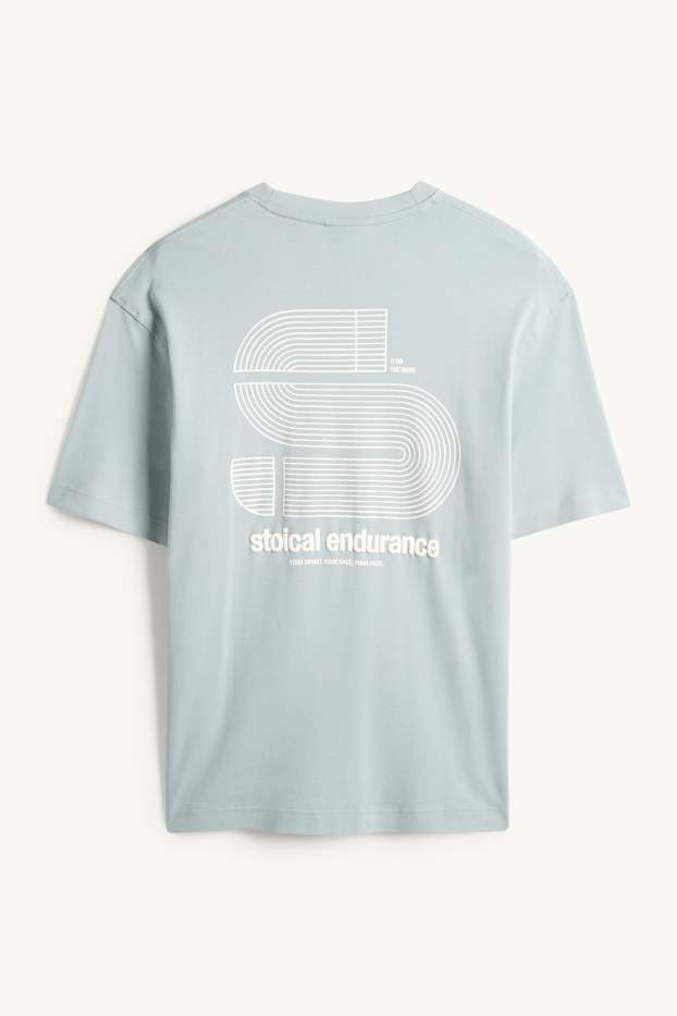 Hommes - Haut de sport - relaxed fit - bleu clair