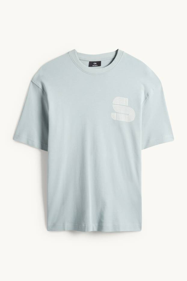 Hommes - Haut de sport - relaxed fit - bleu clair