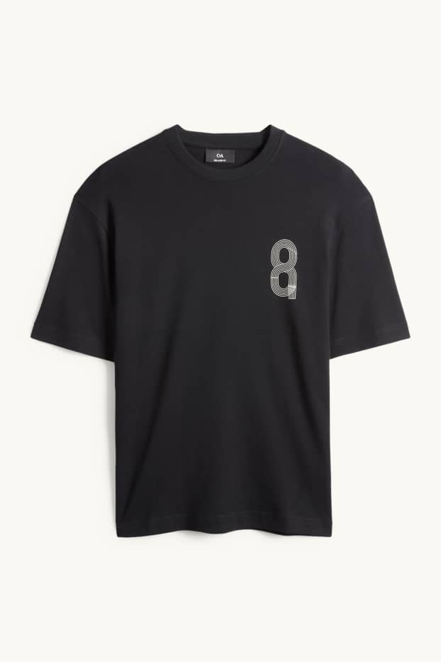 Herren - Funktions-Shirt - Relaxed Fit - schwarz