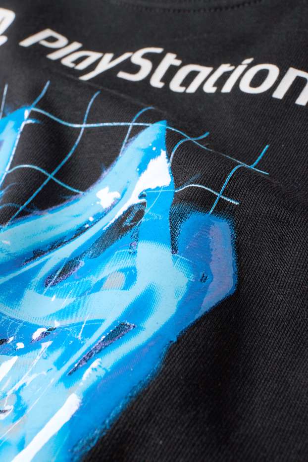 Děti - chlapci - PlayStation - mikina - černá