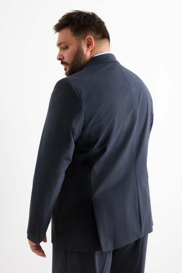 Bărbați - Sacou modular - regular fit - Flex - LYCRA® - albastru închis