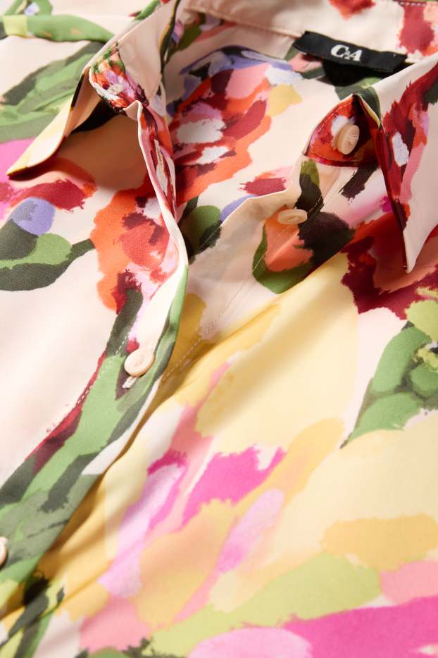 Damen - Bluse - geblümt - bunt