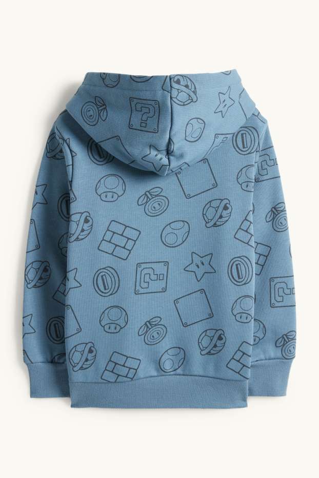 Children Boys - Super Mario - hoodie - blue