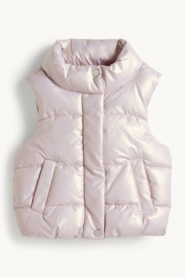 Enfants filles - Doudoune sans manches - brillante - rose