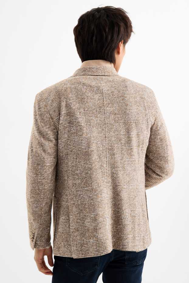 Bărbați - Sacou - regular fit - stretch - aspect 2 în 1 - bej