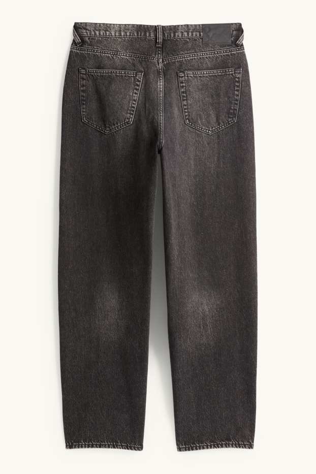 Heren - Baggy jeans - jeansdonkergrijs