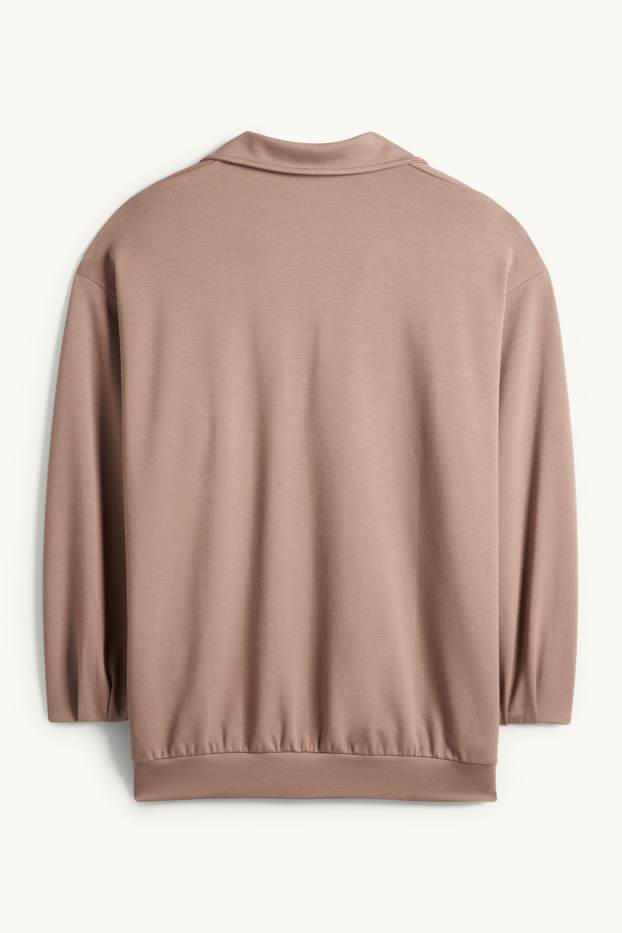 Dames - Sweatshirt - bruin