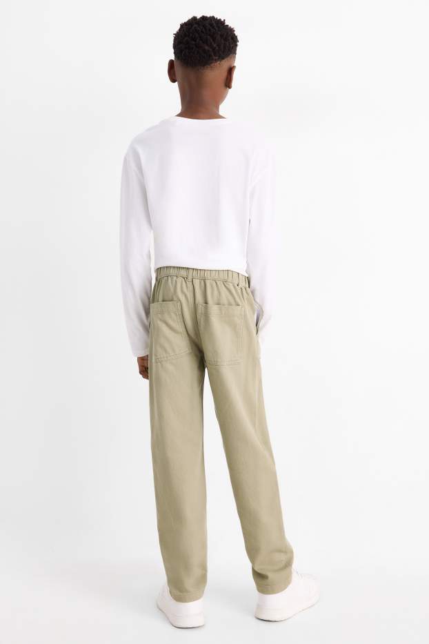 Copii - Băieți - Pantaloni - kaki