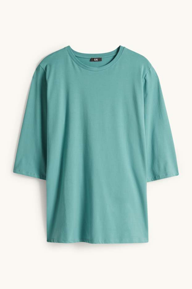 Dámské - Tričko - LYCRA® - tyrkysová