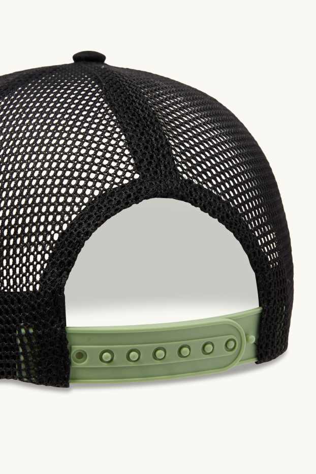 Enfants garçons - Minecraft - casquette de baseball - effet réfléchissant - vert clair