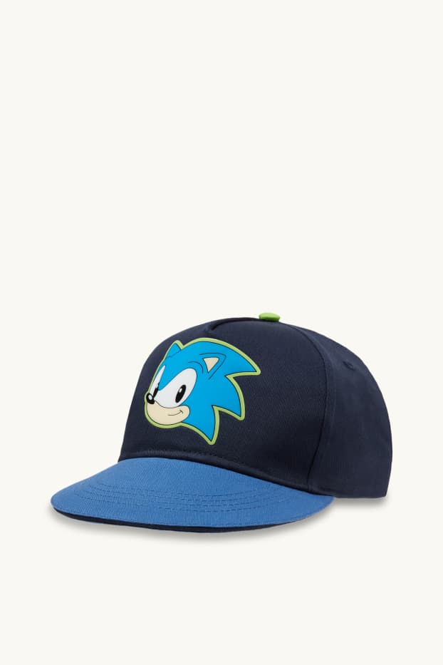 Children Boys - Sonic - baseball cap - blue / black