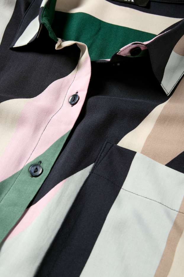 Donna - Blusa - fantasia - verde scuro / nero