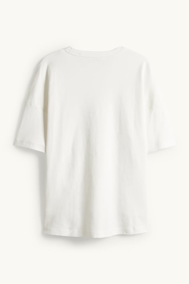 Femmes - T-shirt - Oversize - Mickey Mouse - blanc