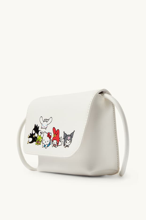 Enfants filles - Hello Kitty et ses amis - sac bandoulière - matière synthétique - blanc