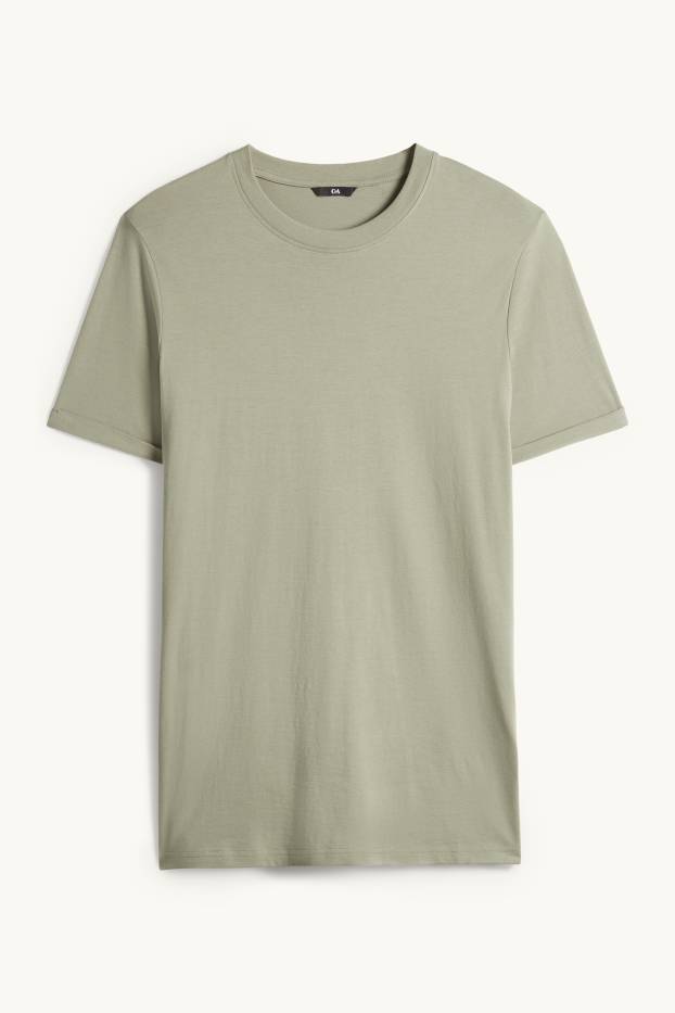 Men - T-shirt - regular fit - green