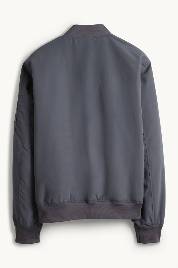 Uomo - Giacca bomber - grigio scuro