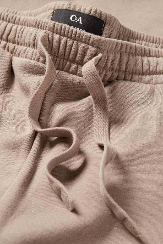 Pánské - Cargo teplákové kalhoty - taupe