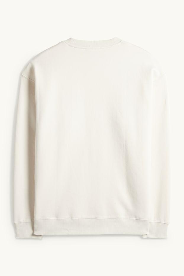 Herren - Oversized-Sweatshirt - hellbeige